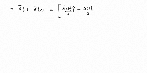 the-acceleration-of-a-particle-in-space-is-given-by-at-cos3-t-sin-3-t-0-where-the-initial-velocity-is-v0-0-1-6-and-the-initial-position-is-r0-2-2-2-a-find-the-velocity-after-second-b-find-th-32436