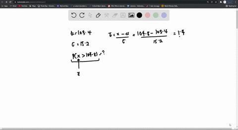 a-population-of-values-has-a-normal-distribution-with-1034-and-152-you-intend-to-draw-a-random-sample-of-size-n-237-find-the-probability-that-a-single-randomly-selected-value-is-greater-than-76476
