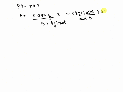 the-vapor-pressure-of-liguid-carbon-tetrachloride-ccl4is-100mm-hg-at-296-ka-0280-g-sample-of-liquid-ccl-is-placed-in-a-closedevacuated-470ml-container-at-a-temperature-of-296-k-assuming-that-98838