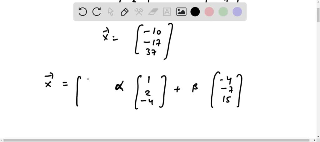 Solved The Vector X Is In A Subspace H With Basis B 01 B2 Find The B Coordinate Vector Of X