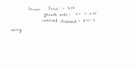 what-is-the-estimated-cost-of-common-equity-using-the-dcf-approach-given-the-data-below-price-50-current-dividend-419-constant-growth-rate-5-32833