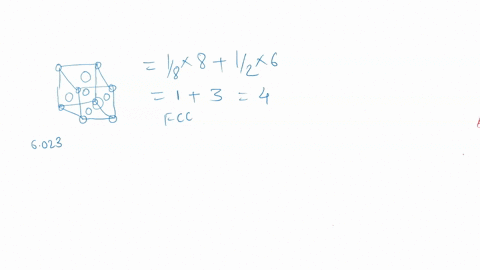 (5 pts) 1. Calculate the numbers of atoms per unit volume in BCC, FCC ...