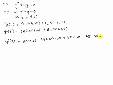 find-a-particular-solution-for-y4y4cos2t-86828