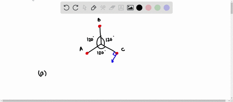ends-of-three-light-identical-rods-each-of-length-l-are-connected-to-a-light-pivot-that-enables-them-to-rotate-in-any-direction-at-the-other-ends-of-the-rods-three-particles-a-b-and-c-of-masses-m-2m-3