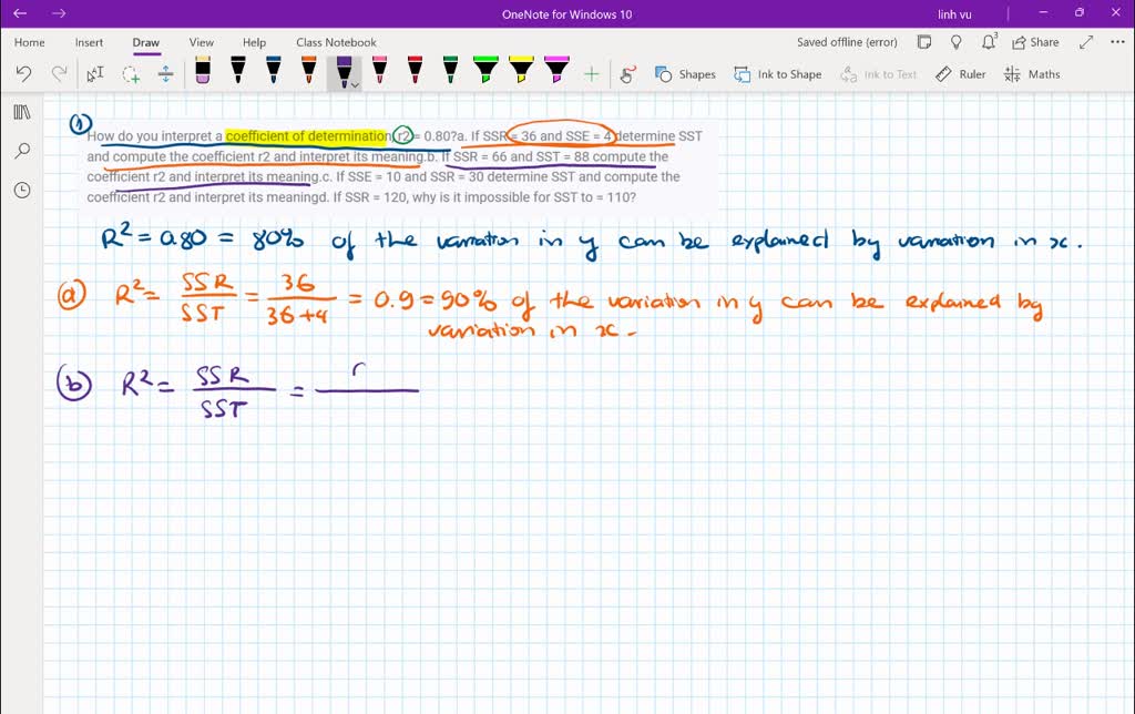 solved-how-do-you-interpret-a-coefficient-of-determination-r-equal-to-0-80-ifssr-36-and-sse