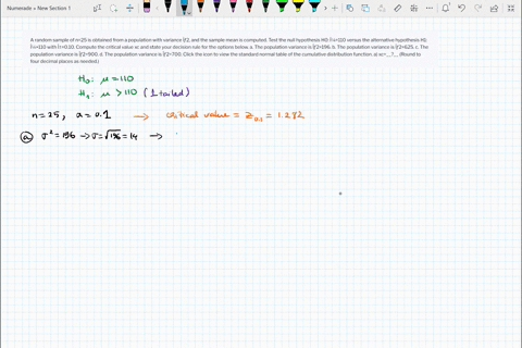 a-random-sample-of-n25-is-obtained-from-a-population-with-variance-2-and-the-sample-mean-is-computed-test-the-null-hypothesis-h0-110-versus-the-alternative-hypothesis-h1-110-with-010-compute-06006
