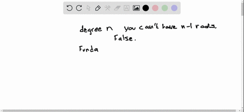 every-polynomial-equation-of-the-nth-degree-has-n-1-roots-select-one-true-false-31898