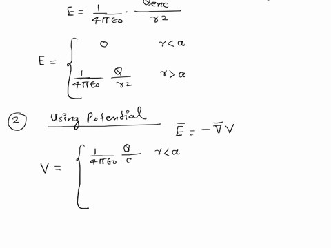 calculate-the-electric-field-ex-both-inside-and-outside-sphere-of-radius-with-uniform-spherical-volume-charge-distribution-total-charge-is-q-using-coulomb-law-using-the-potential-using-the-l-53534