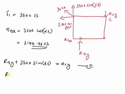 the-metal-plate-shown-is-held-in-position-by-a-pin-connection-at-b-and-a-roller-at-c-find-the-reactions-at-b-and-c-for-the-equilibrium-of-the-plate-f13500lb-write-the-final-answer-here-and-u-14954