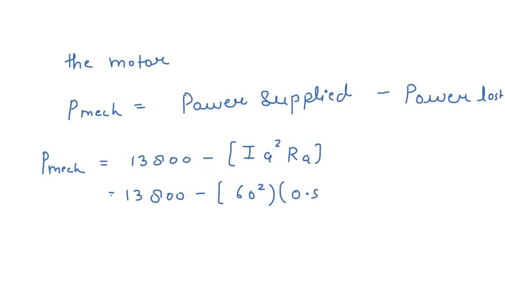 Solved (4 pts) A 10 hp, 230 V DC motor has a nominal