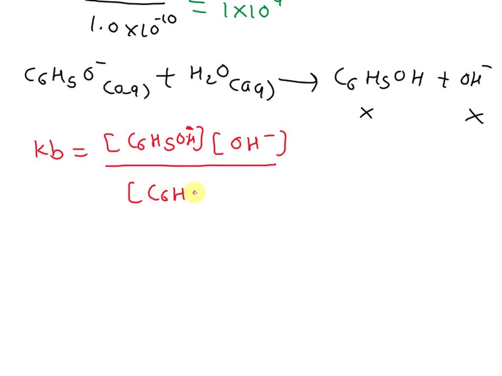 Calculate the pH of 0.100 M sodium phenolate, C6H5ONa, the sodium salt