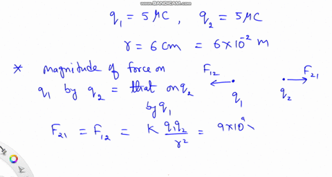 set-the-charges-to-be-q1-5-c-and-q2-5-c-what-is-the-magnitude-of-the-force-on-q1-by-q2-n-what-is-the-magnitude-of-the-force-on-q2-by-q1-n-do-the-two-forces-have-the-different-directions-is-c-24721