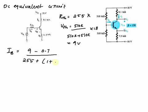 22-for-the-network-of-figure-below-determine-a-ib-b-ic-ve-d-vce-018-v-6-ln-250-kn-16-vc-kce-130-6-600-kn-10-k-1x-72596