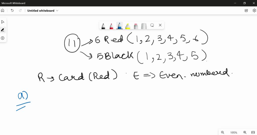 Solved suppose that you have 11 cards 6 are red and 5 are black the