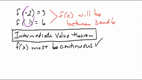fis-a-continuous-function-f-2-3and-f-1-6-which-of-the-following-is-guaranteed-by-the-intermediate-value-theorem-choose-answer-fc-ofor-at-loast-one-cbelween-3and-fc-4-for-at-least-ore-cbetwee-39235