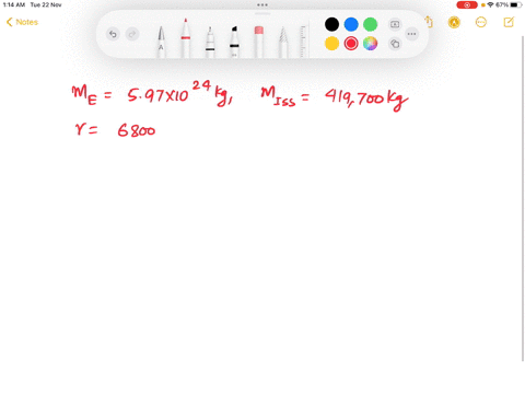 calculate-the-gravitational-force-between-the-international-space-station-iss-and-the-earth-the-iss-has-a-mass-of-419700-kg-the-earth-has-a-mass-of-597-1024-kg-the-iss-orbits-at-a-distance-6-54174