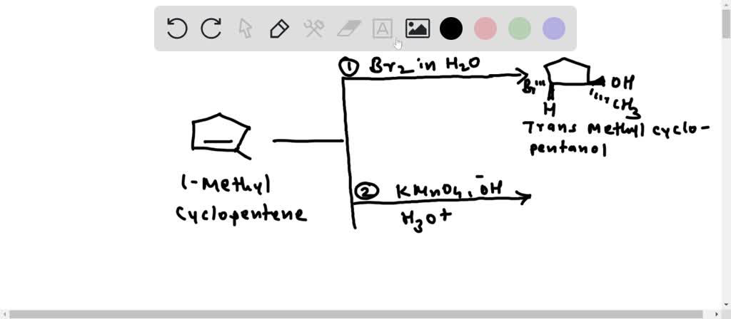 SOLVED: Write the structural formula for the product that forms when 1 ...