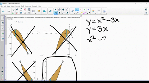 sketch-the-region-enclosed-by-the-given-curves-decide-whether-to-integrate-with-respect-to-x-or-y-draw-a-typical-approximating-rectangle-2x-y2-8-x-y-sketch-the-region-enclosed-by-the-given-c-47914