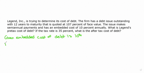 legend-inc-is-trying-to-determine-its-cost-of-debt-the-firm-has-a-debt-issue-outstanding-with-12-years-to-maturity-that-is-quoted-at-107-percent-of-face-value-the-issue-makes-semiannual-paym-06929