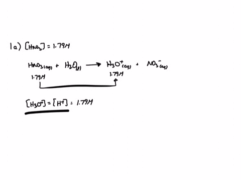 1-a-what-is-the-concentration-of-h-ions-in-a-179-m-solution-hno3-a-h-b-what-is-the-concentration-of-h-ions-after-adding-530-ml-of-0611-m-naoh-to-783-ml-of-179-m-hno3-b-h-82424