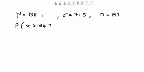 a-population-of-values-has-a-normal-distribution-with-13811381-and-715715-you-intend-to-draw-a-random-sample-of-size-n193n193-find-the-probability-that-a-single-randomly-selected-value-is-gr-07935