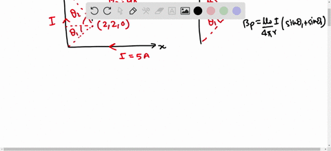 an-infinitely-long-conductor-is-bent-into-an-l-shape-as-shown-in-figure-ifa-direct-current-of-5-a-flows-in-the-conductor-the-magnetic-field-intensity-h-at-20-24795