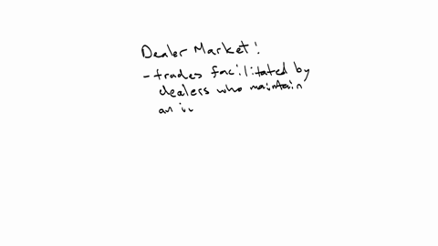 trades-as-the-nyse-are-generally-completed-by-having-a-brokerage-firm-acting-as-a-dealer-buys-securities-an-adding-them-to-its-inventory-or-selling-from-its-inventory-the-nyse-on-the-other-hand-operat