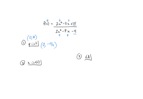 let-f-x-2-x-2-11-x-15-2-x-2-7-x-4-this-function-has-1-a-y-intercept-at-the-point-2-x-intercepts-at-the-points-3-vertical-asymptotes-at-x
