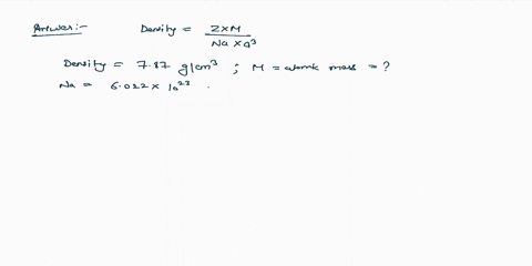 a-metal-has-a-body-centered-cubic-lattice-with-a-unit-cell-edge-length-of-2866-a-1-a-10-10-m-the-density-of-the-metal-is-787-glcm-what-is-the-mass-of-an-atom-of-this-metal-m-1012-pm-56716