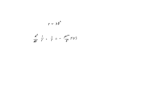 find-the-force-law-for-a-central-force-field-that-allows-a-particle-to-move-in-a-spiral-orbit-given-by-r-k2-where-k-is-a-constant-36058