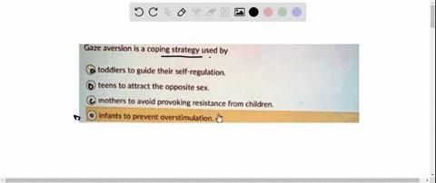 gaze-aversion-is-a-coping-strategy-used-by-toddlers-to-guide-their-self-regulation-teens-to-attract-the-opposite-sex-mothers-to-avoid-provoking-resistance-from-children-infants-to-prevent-ov-85638