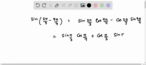 find-the-exact-values-of-the-sine-cosine-and-tangent-of-the-angle-frac19-pi12frac2-pi3-frac9-pi4-26544