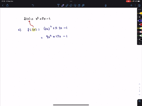 given-the-function-f-x-x-2-5-x-1-evaluate-each-of-the-following-give-your-answers-as-a-simplified-expressions-c-evaluate-f-3-x-f-3-x-d-evaluate-f-x-8-f-x-8-e-evaluate-f-4-x-6-f-4-x-6