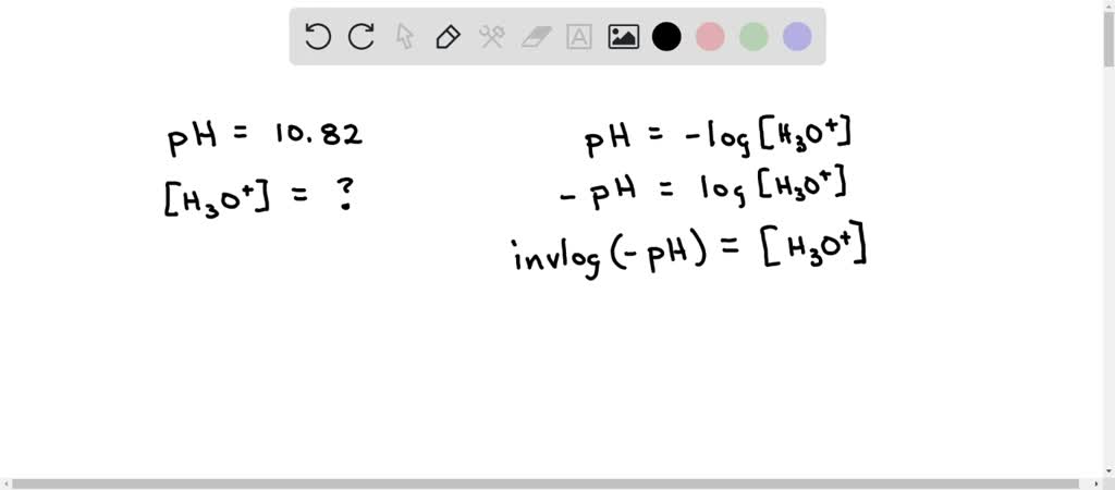 SOLVED: How is the PH of a solution related to the H3O+?