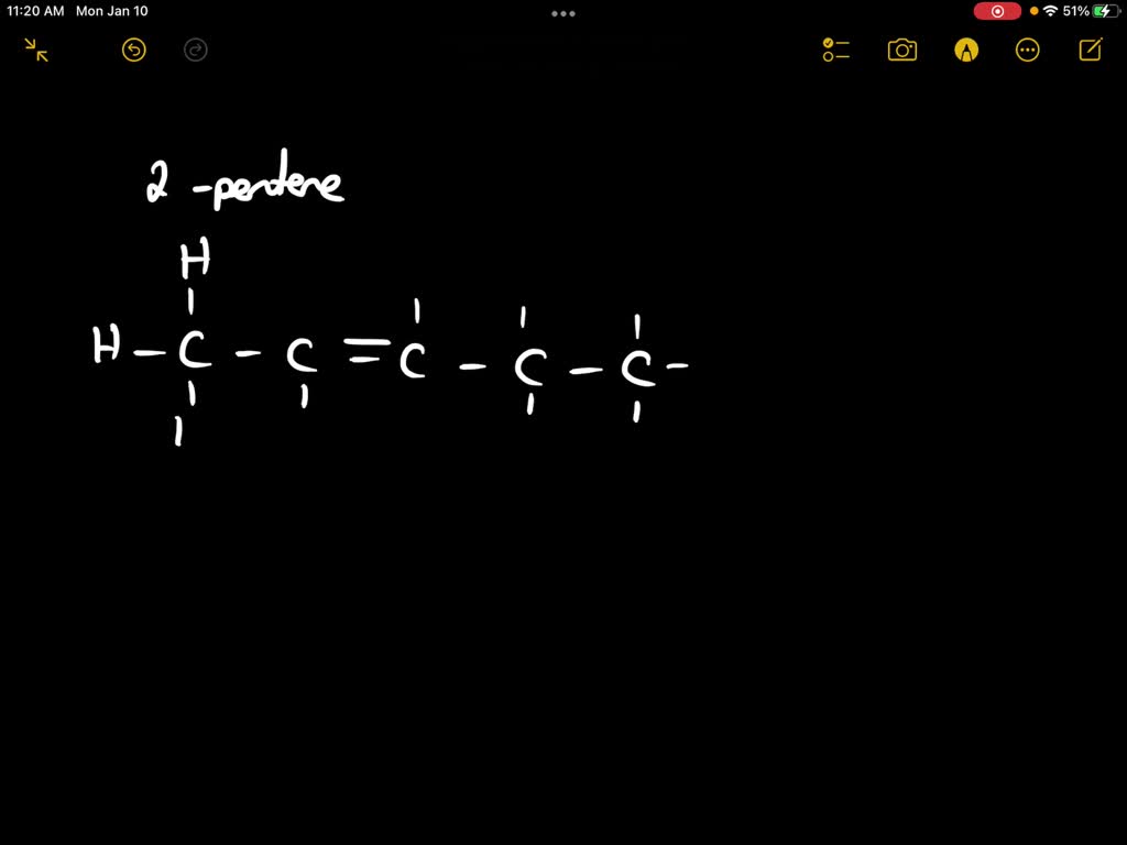 2 pentene structural formula