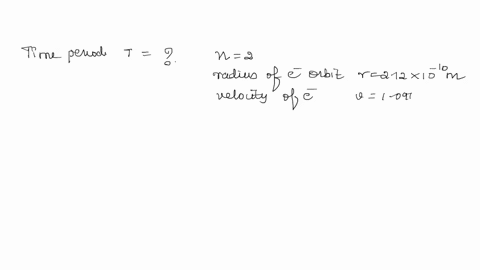 using-the-bohrs-model-calculate-the-speed-of-the-electron-in-a-hydrogen-atom-in-the-n2-level