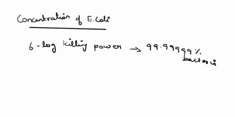 1-a-certain-disinfectant-has-a-6-log-killing-power-against-ecoli-your-initial-concentration-of-bacteria-is-60x109-cfuml-what-concentration-of-ecoli-will-you-end-up-with-after-applying-the-di-95503