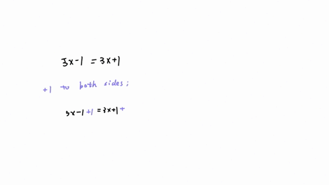 how-many-solutions-does-3x-1-3x-1-have-73343