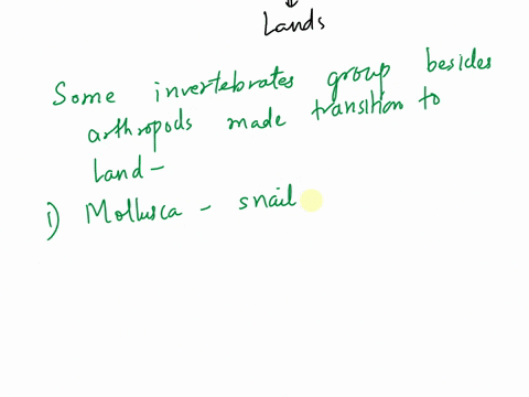 what-other-invertebrate-groups-besides-arthropods-have-made-the-transition-to-land-what-adaptations-do-these-groups-have-to-life-on-land-39453
