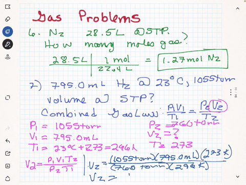 6a-sample-of-nitrogen-gas-occupies-285-l-at-stp-how-many-moles-of-nitrogen-are-present-7a-7950-ml-volume-of-hydrogen-gas-is-collected-at-23-c-and-1055-torr-what-volume-will-it-occupy-at-stp-12603