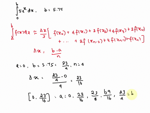 questioh-use-the-composite-simpsons-13-rule-with-n-4-to-approximate-the-following-integral-5-e-dx-where-575-82944
