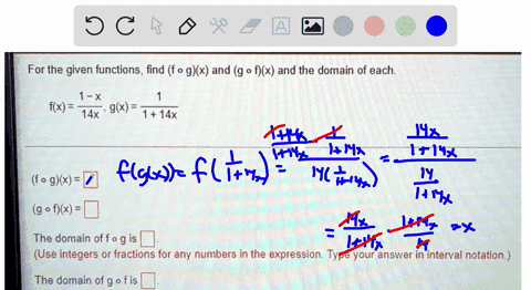 for-the-given-functions-find-f0-gx-and-g-o-fx-and-the-domain-of-each-1-x-fx-gx-14x-114x-f0-gx-g-o-fx-the-domain-of-f-0-g-is-use-integers-or-fractions-for-any-numbers-in-the-expression-type-y-34402