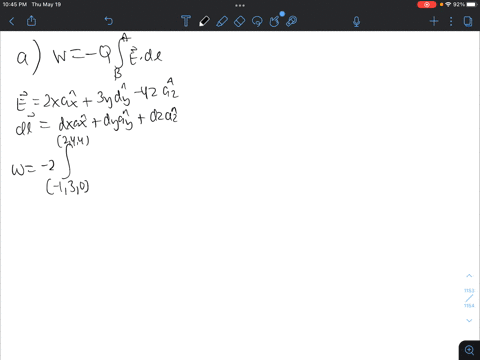 calculate-the-work-done-in-moving-2c-charge-from-b-130-to-a244-in-an-electric-filed-the-electric-field-is-defined-by-the-expression-e-lxar-3ya-4za-vic-_-12-marks-find-electric-field-intensit-01948