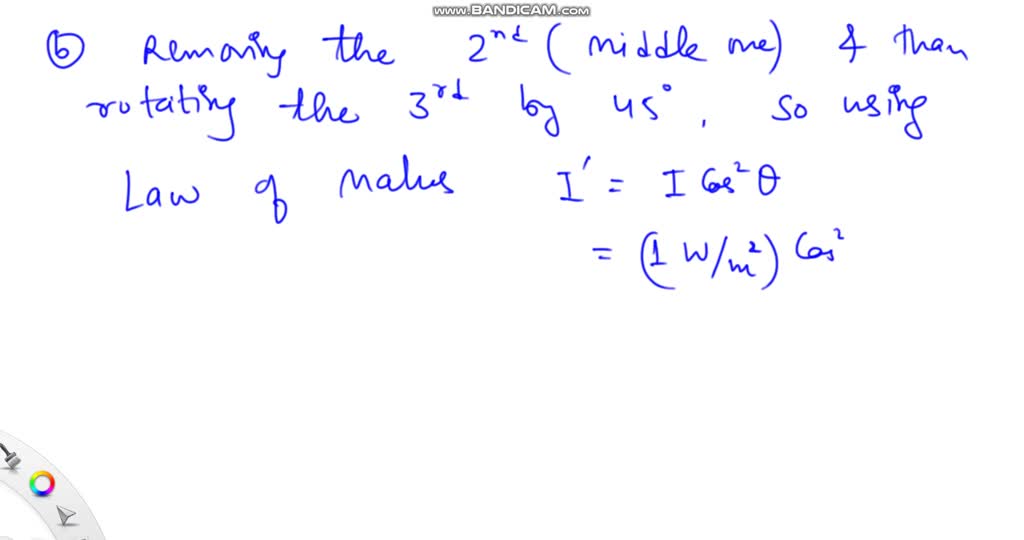 SOLVED: The Three Polarizers Are Set So That The Transmission Axis Of ...