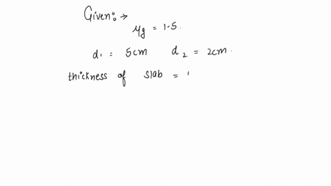 a-bubble-in-glass-slab-u15-when-viewed-from-one-side-appears-at-5cm-and-2cm-from-other-side-then-what-is-the-thickness-of-slab