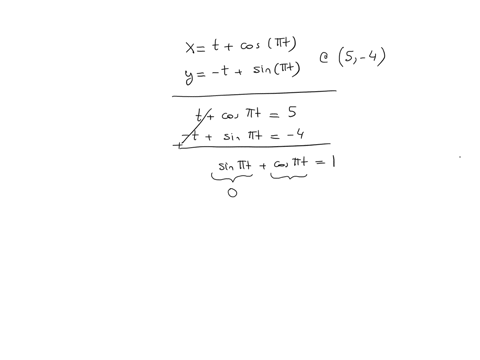 find-the-slope-of-the-tangent-to-the-parametric-curve-at-the-indicated-point-round-your-answer-to-two-decimal-places-x-t-cost-y-t-sint-82044
