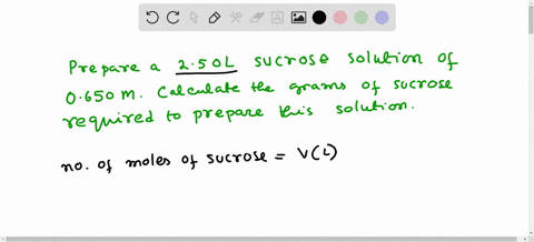how-many-grams-of-sucrose-c12h22o11-are-required-to-prepare-250-l-of-solution-whose-concentration-is-0650-m-show-your-solution-98656