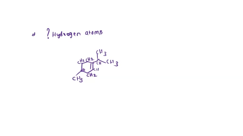 SOLVED 26. How many carbon atoms are present in the molecule shown? B