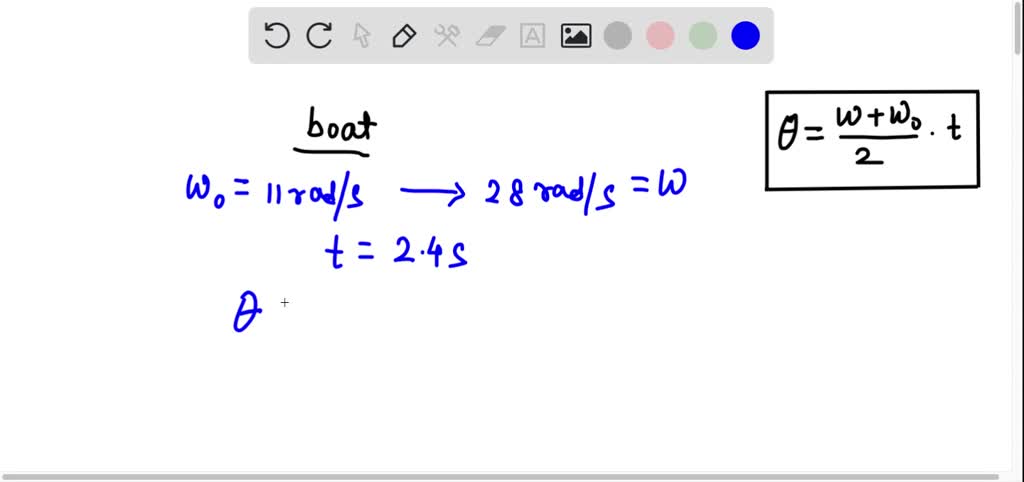 SOLVED: The angular speed of a propeller on a boat increases with#N# ...