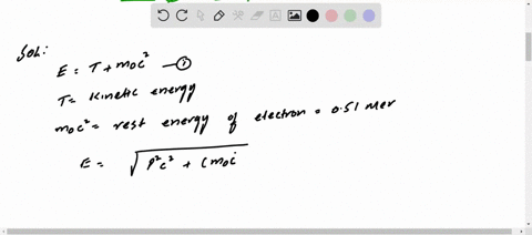 problem-calculate-the-kinetic-energy-of-an-electron-whose-momentum-is-2-mevc-answer-155-mev-40717
